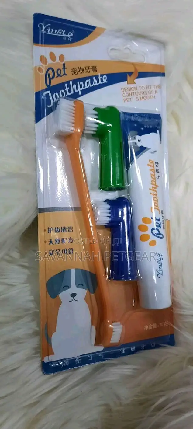 Dog Toothpaste Toothbrush Dental Set