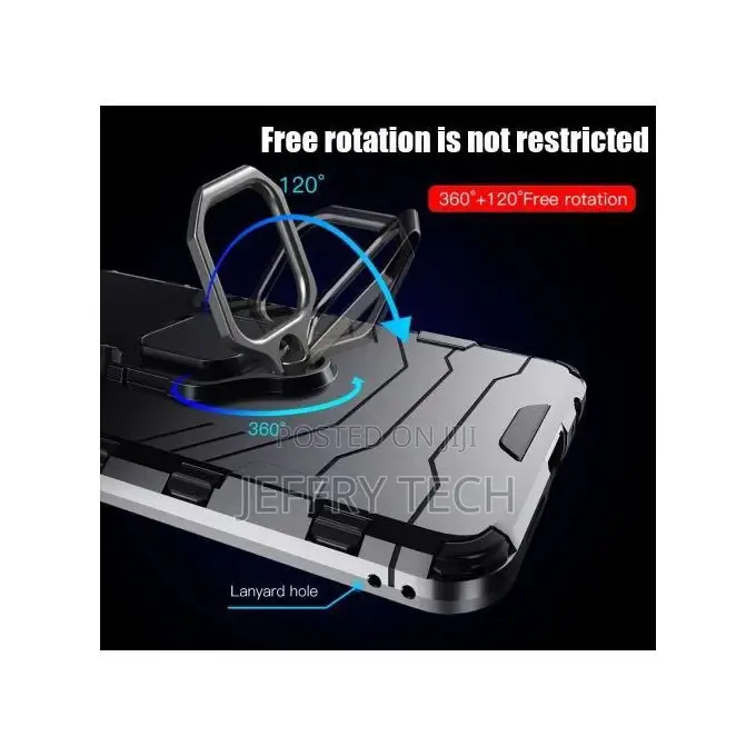 Metal Ring Cover for Xiaomi Redmi Note 10s - Black