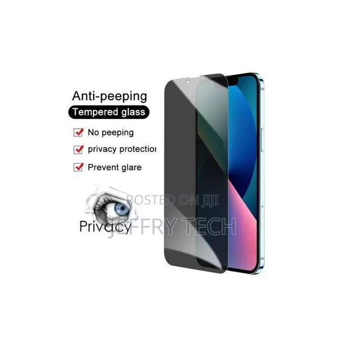 iPhone 13 Pro Max 6.7 Privacy Tempered Glass Screen Protecto