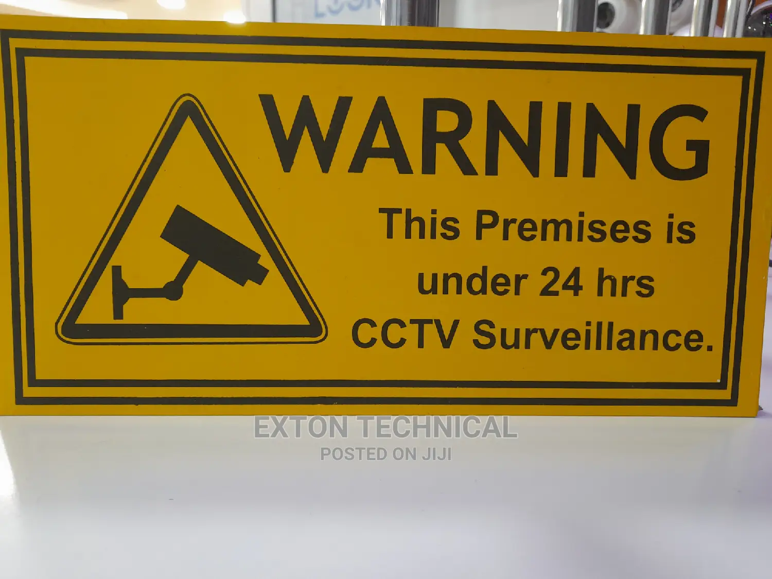 Warning Sign Cctv Surveillance