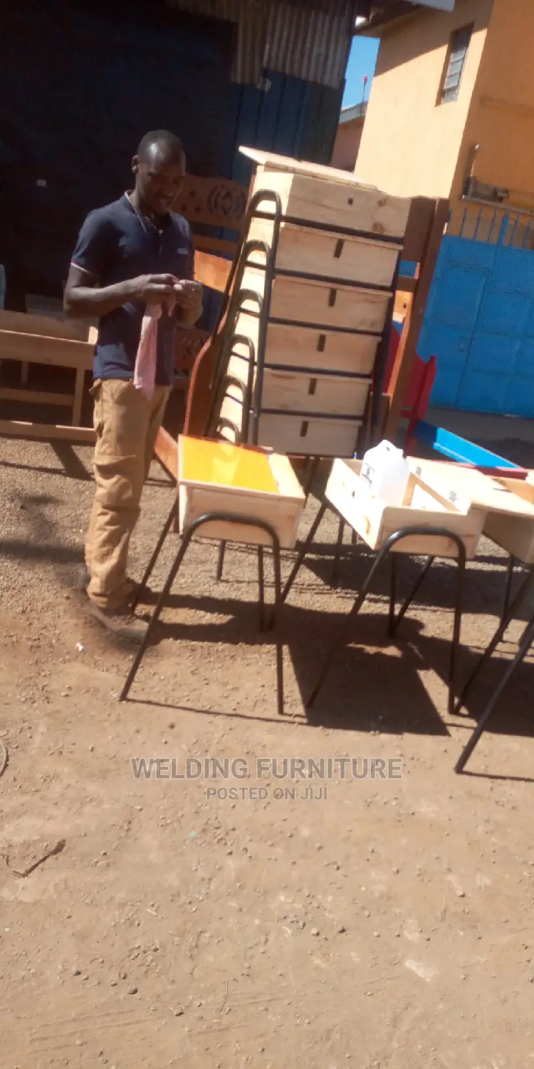 School Lockers and Chairs