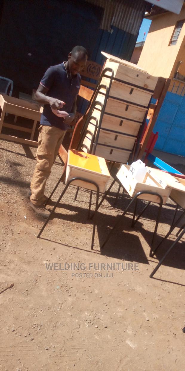 School Lockers and Chairs