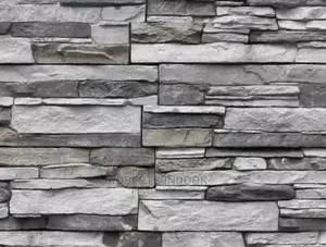 Brick Grey Elegant Wallpaper