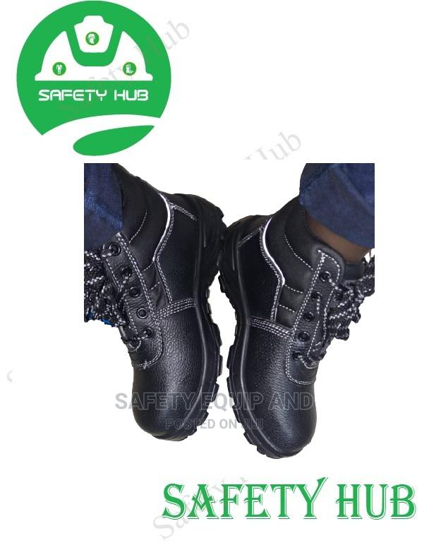 Safety Working Boots With PU Rubber Boots