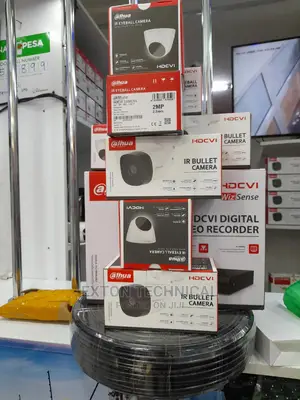 5 Cctv Dahua Camera Complete Kit