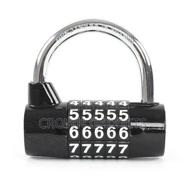5 Digit Combination Alloy Padlock - Strong Safety Lock