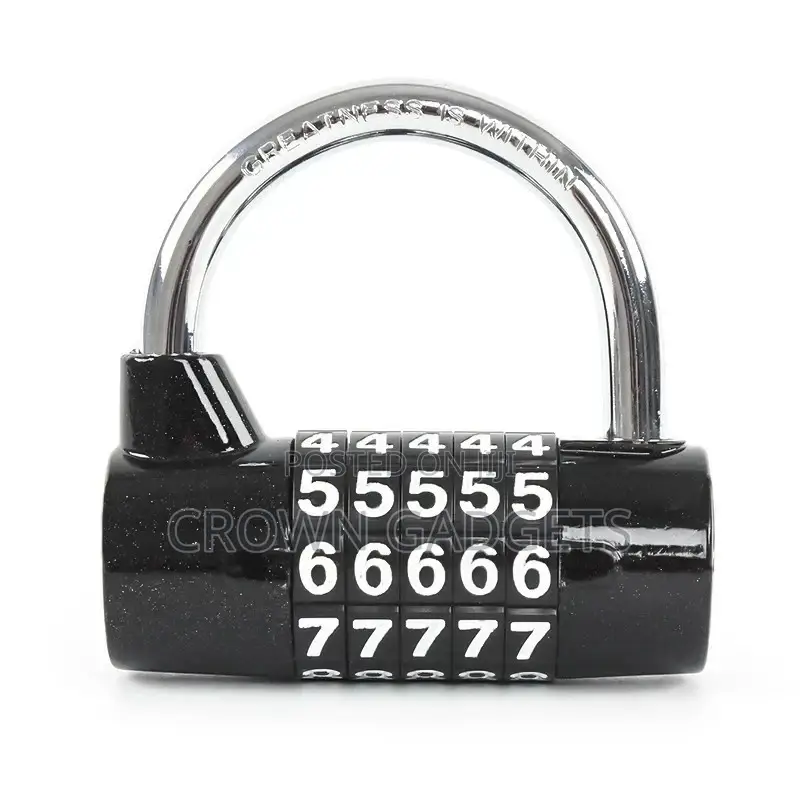 5 Digit Combination Alloy Padlock - Strong Safety Lock