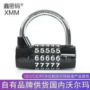 Trending 5-Number Combination Padlock Black