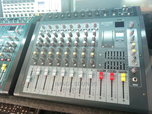 Powered Mixer 8channel Ally - main view