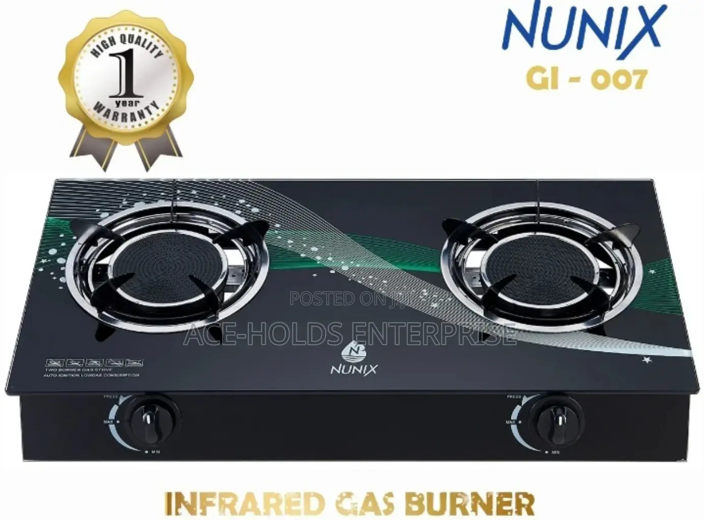Brand New Nunix Infrared 2 Gas Burner