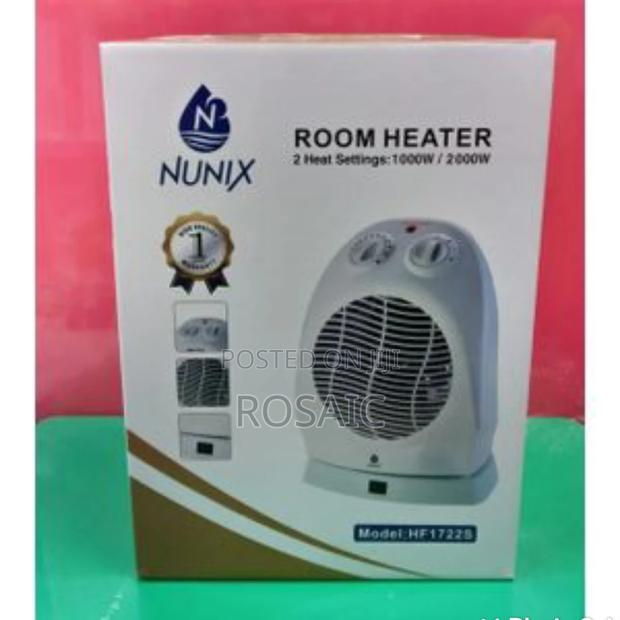 Nunix Fan Heater With 2 Heat Settings