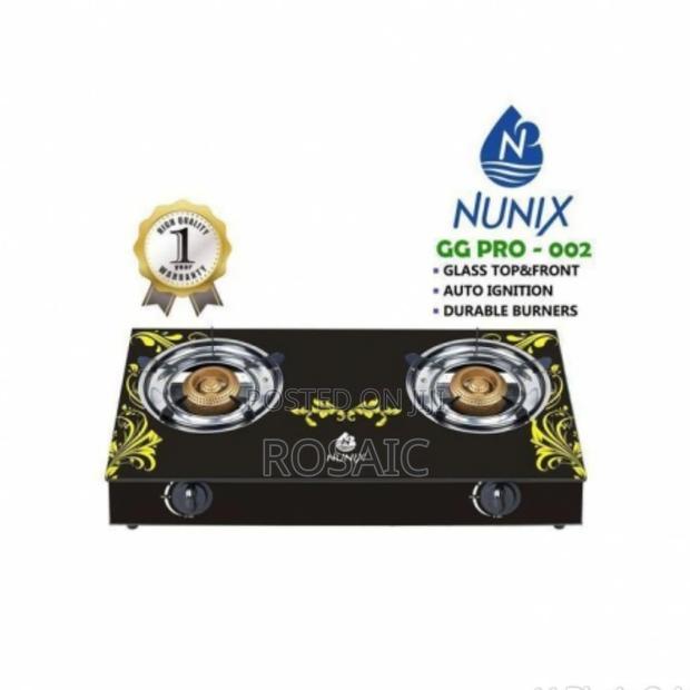 Coloured Nunix Double Glass Burner