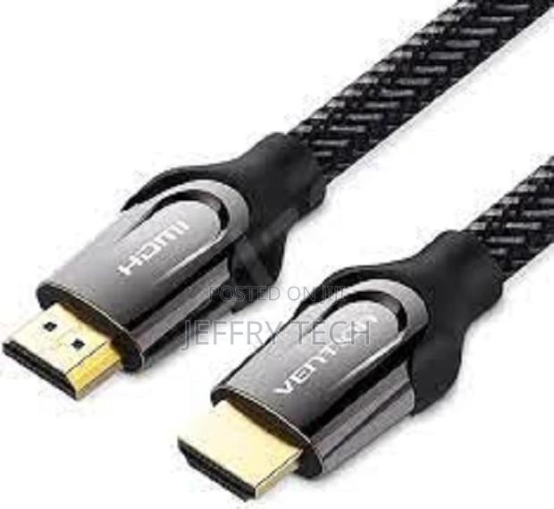 Vention Nylon Braided HDMI Cable 3M Black Metal Type