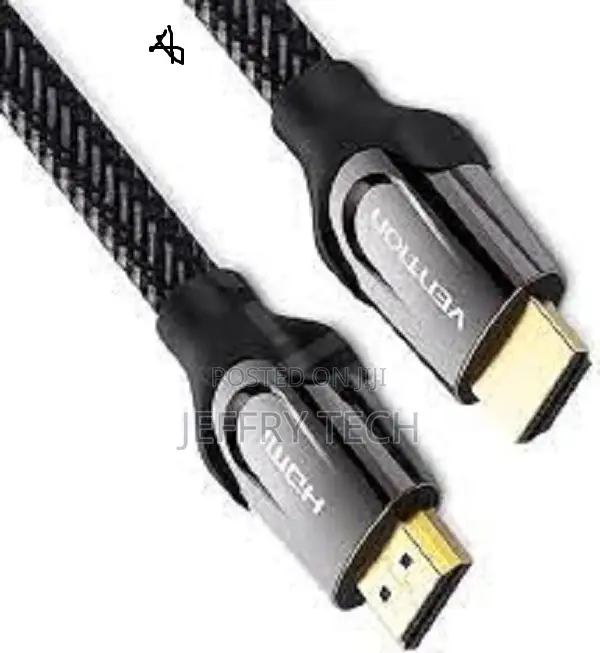 Vention Nylon Braided HDMI Cable 5M Black Metal Type