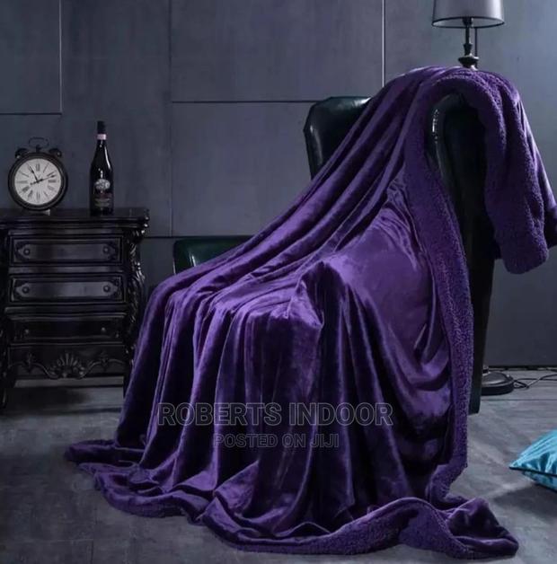Purple Fleece Blanket - main view