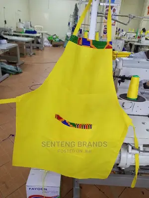 Kitenge Yellow Kitchen Aprons.