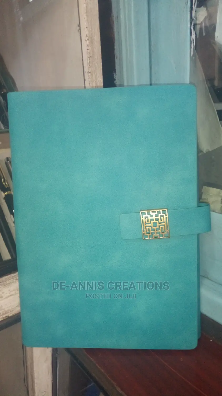 Teal Blue Executive Notebook