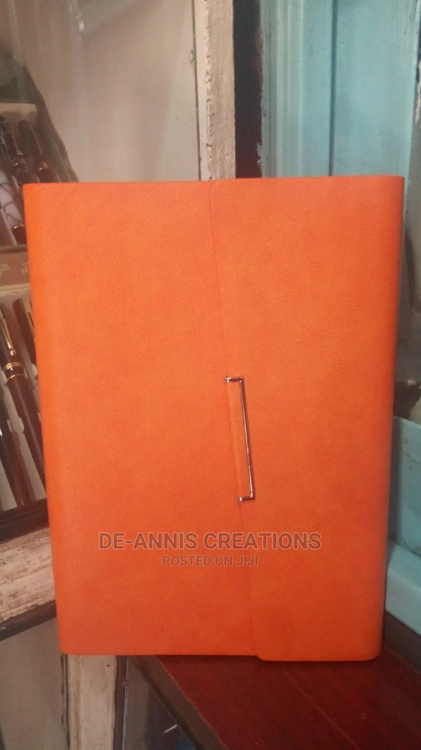 Slanted Orange A5 Executive Notebook