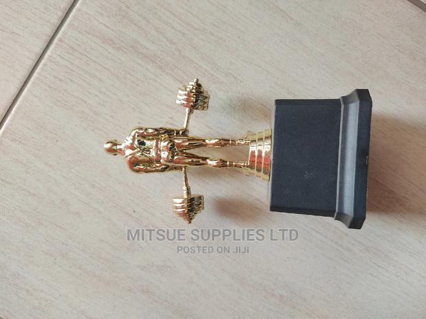 Weight Lifting Contest Trophy 8.5" - thumbnail 2