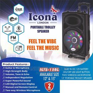 Icona Trolley Bluetooth Speaker 12inch - thumbnail 2