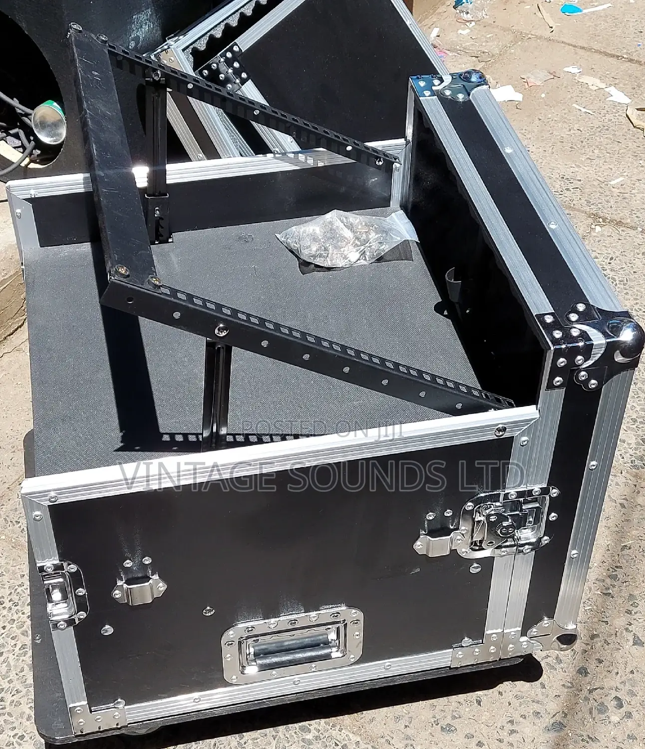 8units Pa Mounting Rack Flight Case