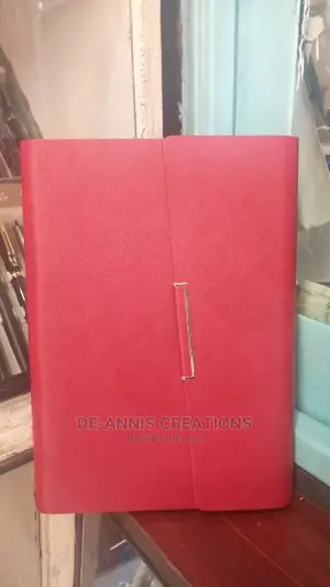 Slanted Red A5 Executive Notebook