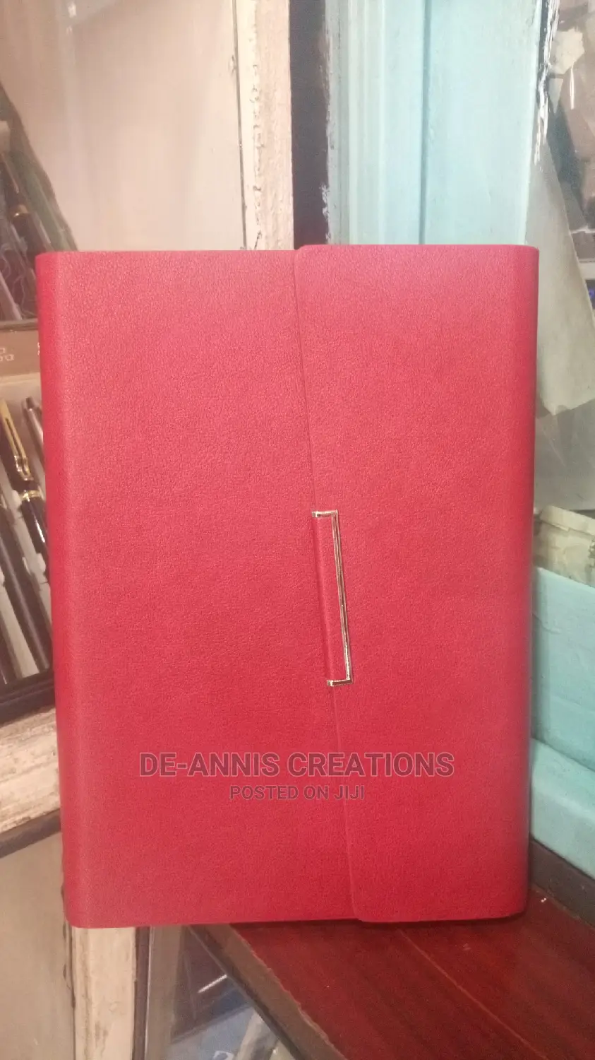 Slanted Red A5 Executive Notebook