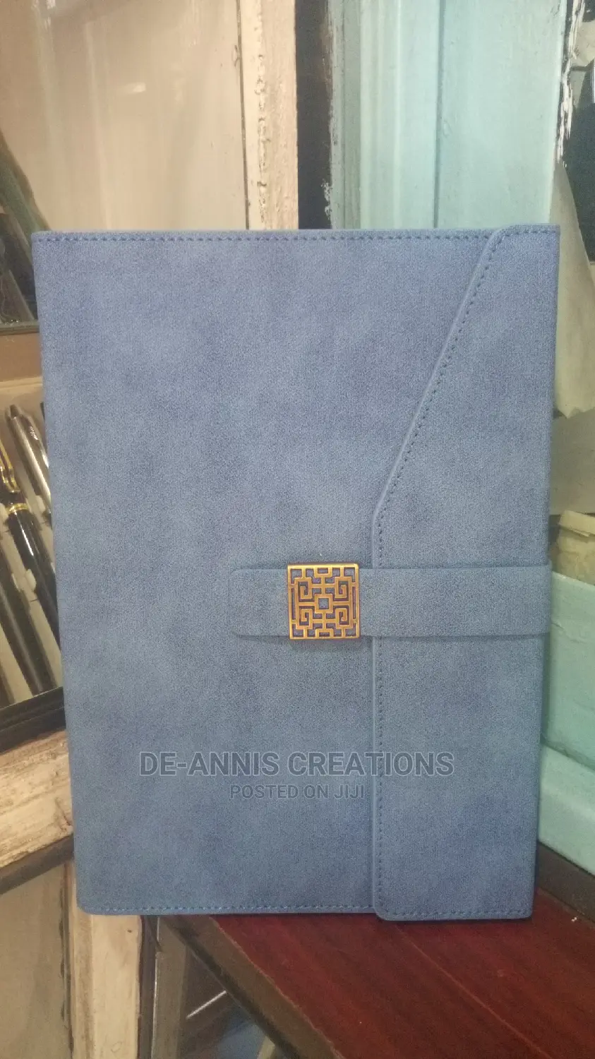 Top Slant Navy Blue A5 Executive Notebook