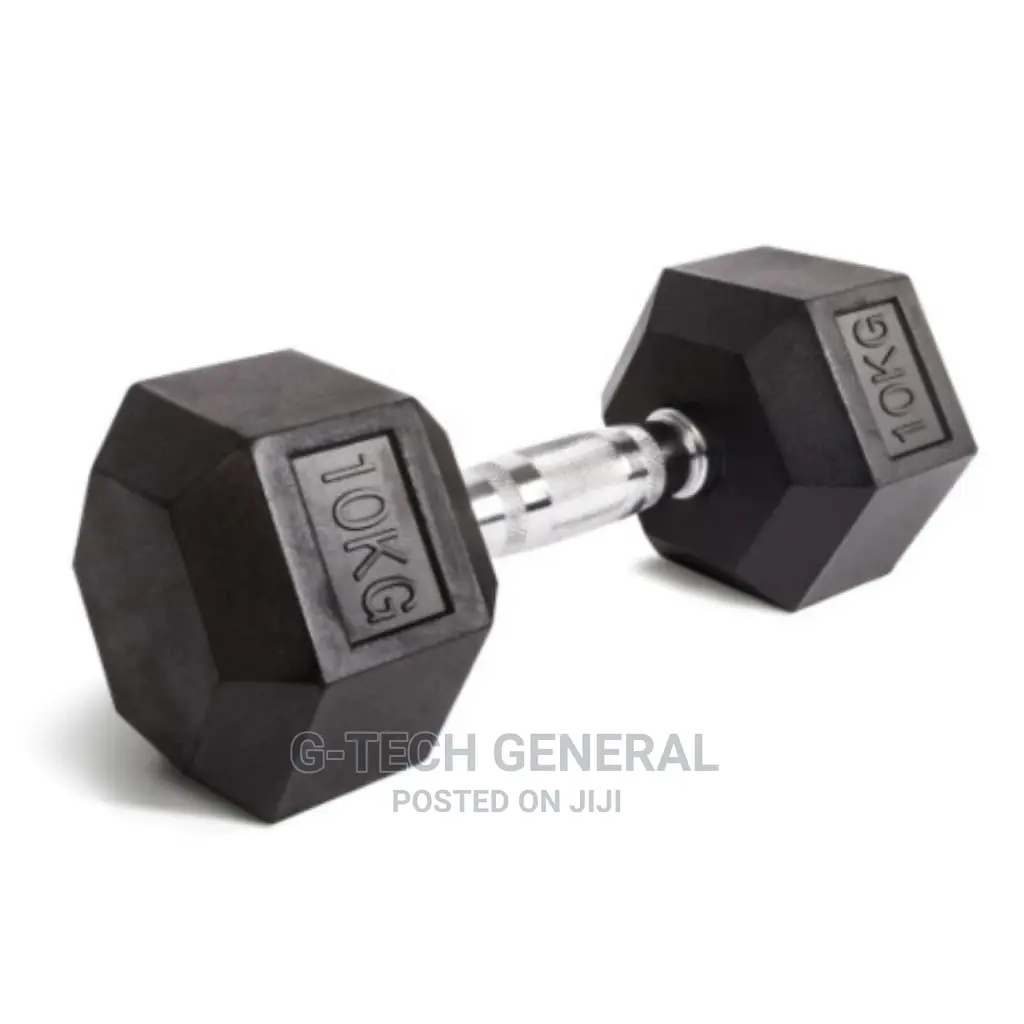 Hexagonal Dumbbells 10kg Single Hand