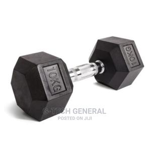 Hexagonal Dumbbells 10kg Single Hand - thumbnail 2