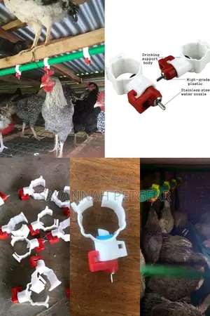 Clip Type Automatic Chicken Nipple Drinkers Fit 3⁄4 Inch Ppr