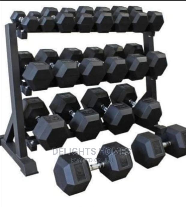 Hexagon Dumbbells - main view