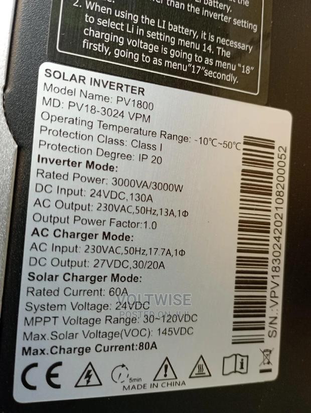 3kva Hybrid Inverter - thumbnail 2