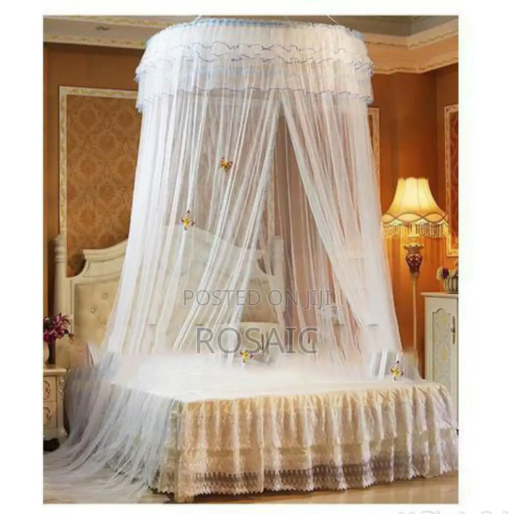 White Round Mosquito Net