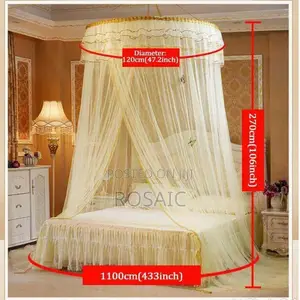 Cream Round Mosquito Net