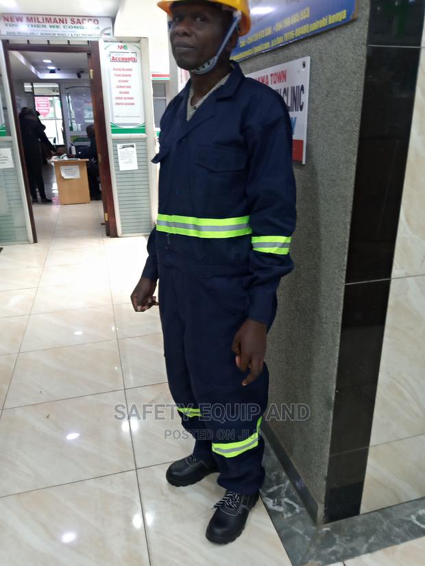 Overalls-Reflective-Navy Blue-Available in Stock - thumbnail 3