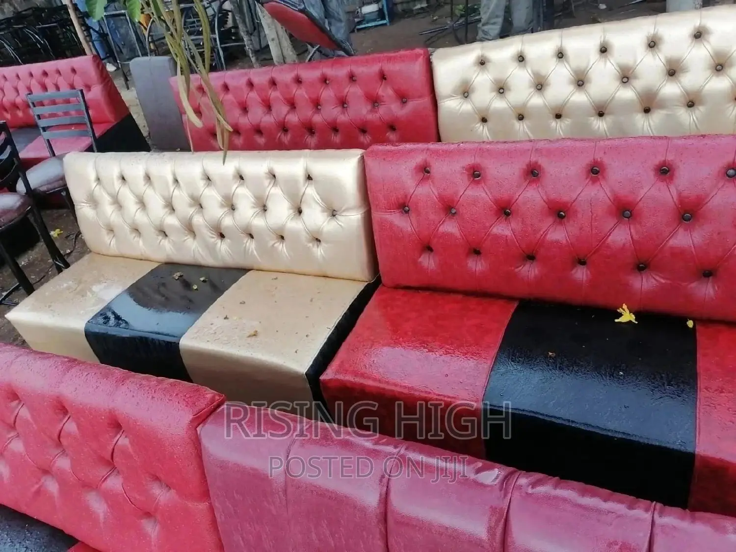 Elegant Quality 3 Seater Restaurant Chair