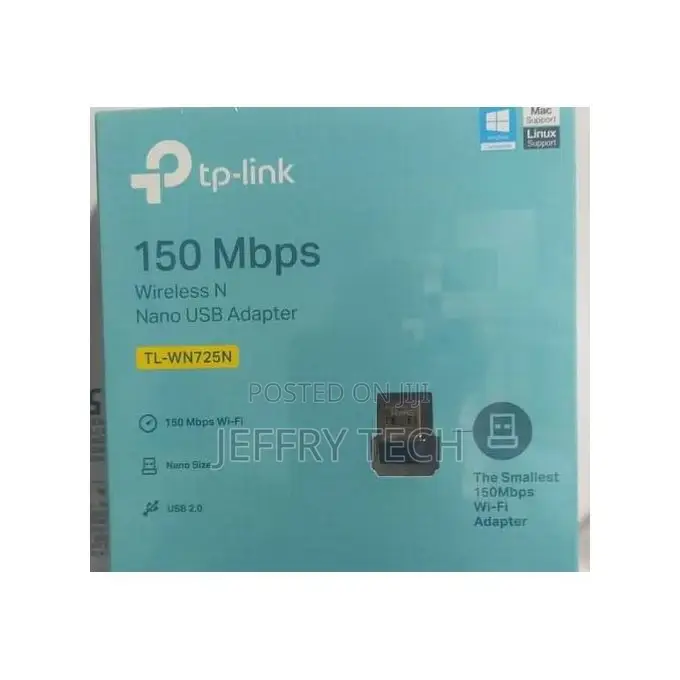 Tp-Link 150mbps Wireless N Nano Adapter TL-WN725N