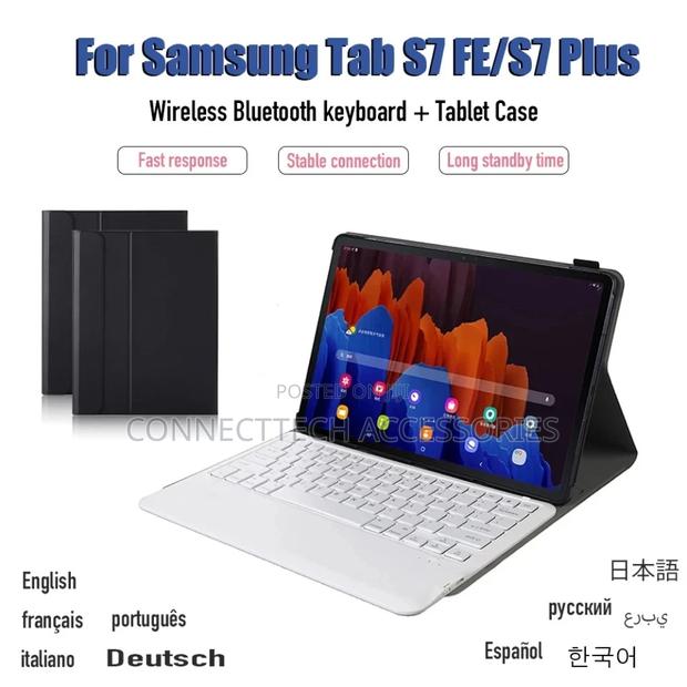 Samsung Galaxy Tab S7 FE Bluetooth Keyboard Case - thumbnail 6