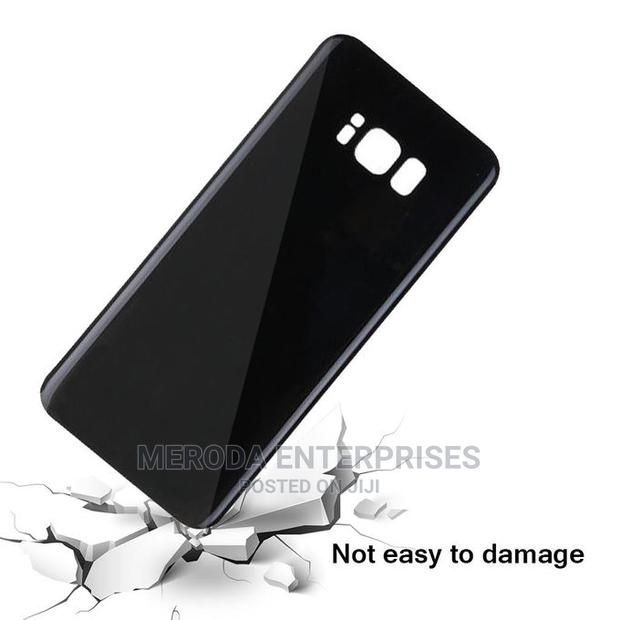 Back Glass for Samsung Galaxy S8 Plus Black - thumbnail 3
