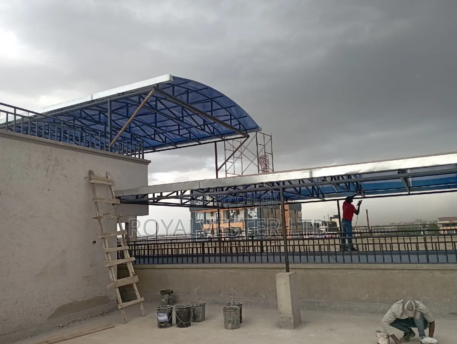 Roofing Sheets Blue