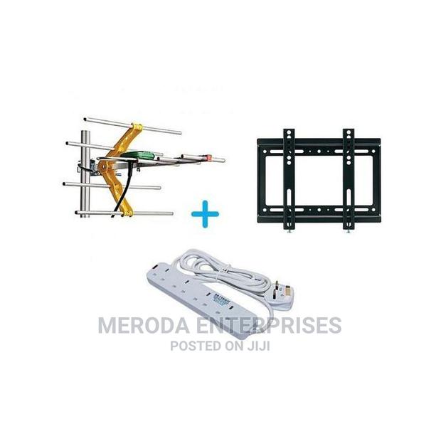 Phelistar Digital Aerial + FREE TV Bracket + FREE Extension