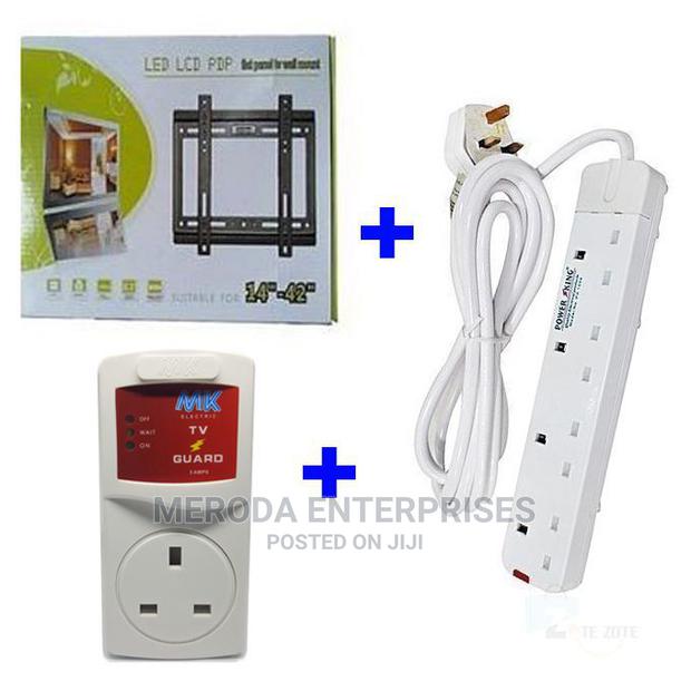 Generic Bracket 14 - 42 TV + Free Tv Guard +4way Extension - main view