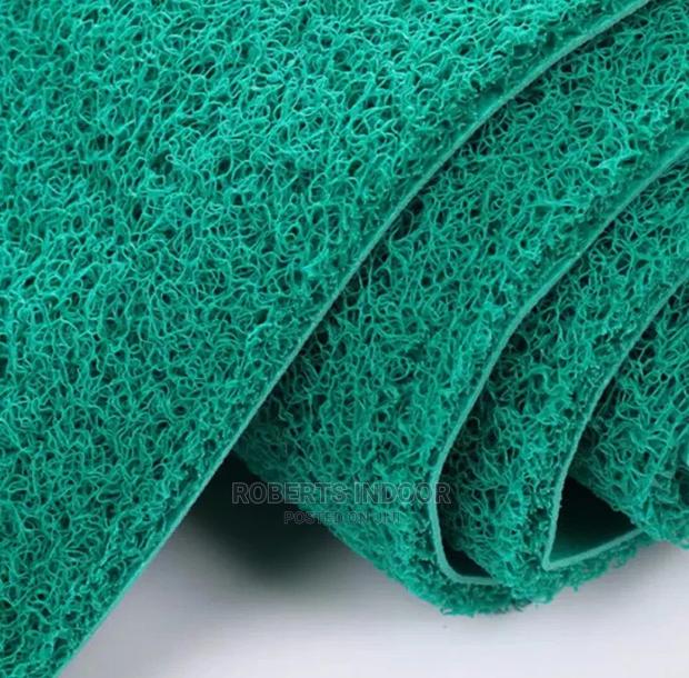 Green Sphaghetti Pvc Mat - main view