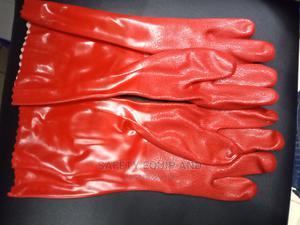 PVC Red Pairs Gloves - thumbnail 2
