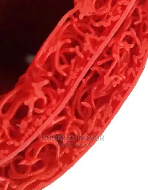 Red Sphaghetti Pvc Coil Mat