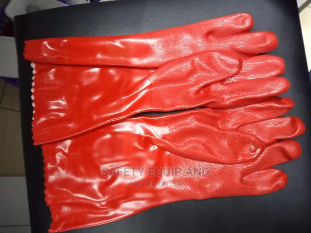 Long Pvc Gloves for Chemical Working