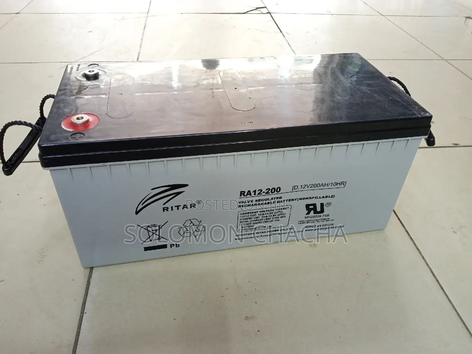 Ritar 200ah 12v Battery for Backup