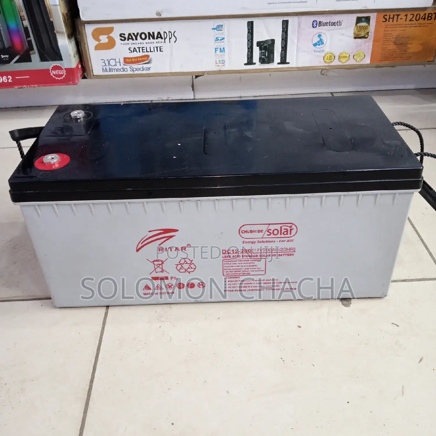 Ritar Dry Cell 200ah 12v/20hrs Battery