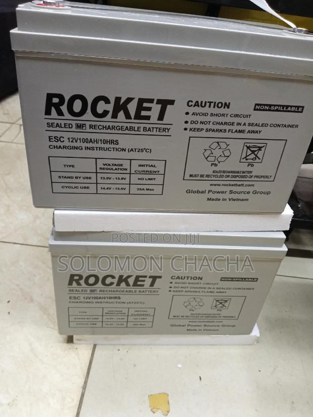 Rocket 100ah Backup Dry Cell Battery - thumbnail 2